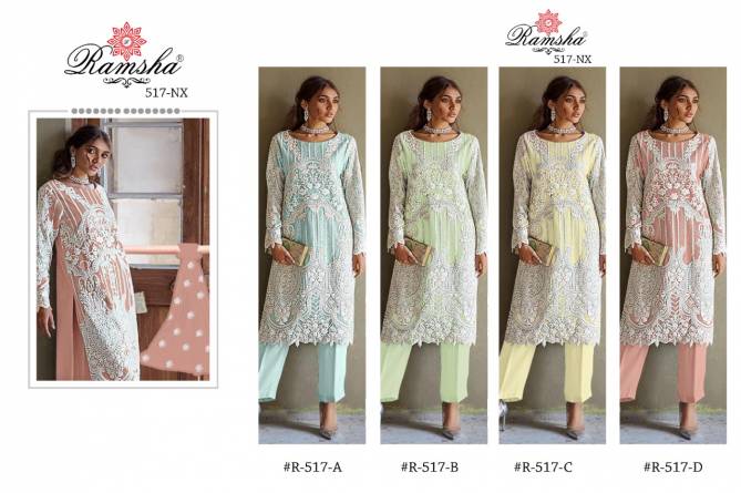 Ramsha R 517 Festive Wear Wholesale Designer Pakistani Suits
